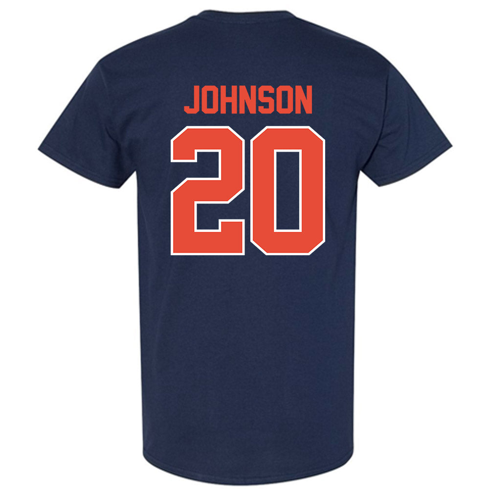 Illinois - NCAA Baseball : Ryan Johnson - Sports Shersey T-Shirt-1