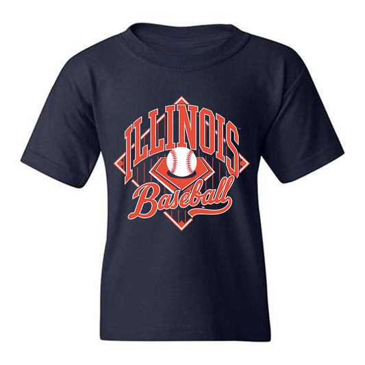 Illinois - NCAA Baseball : Aidan Flinn - Sports Shersey Youth T-Shirt-0
