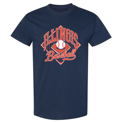 Illinois - NCAA Baseball : Mitch Dye - Sports Shersey T-Shirt-0