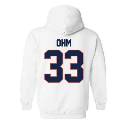 Illinois - NCAA Baseball : Ryan Ohm - Sports Shersey Hooded Sweatshirt-1