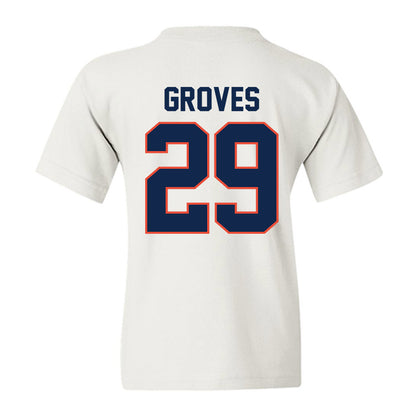 Illinois - NCAA Baseball : Nick Groves - Sports Shersey Youth T-Shirt-1