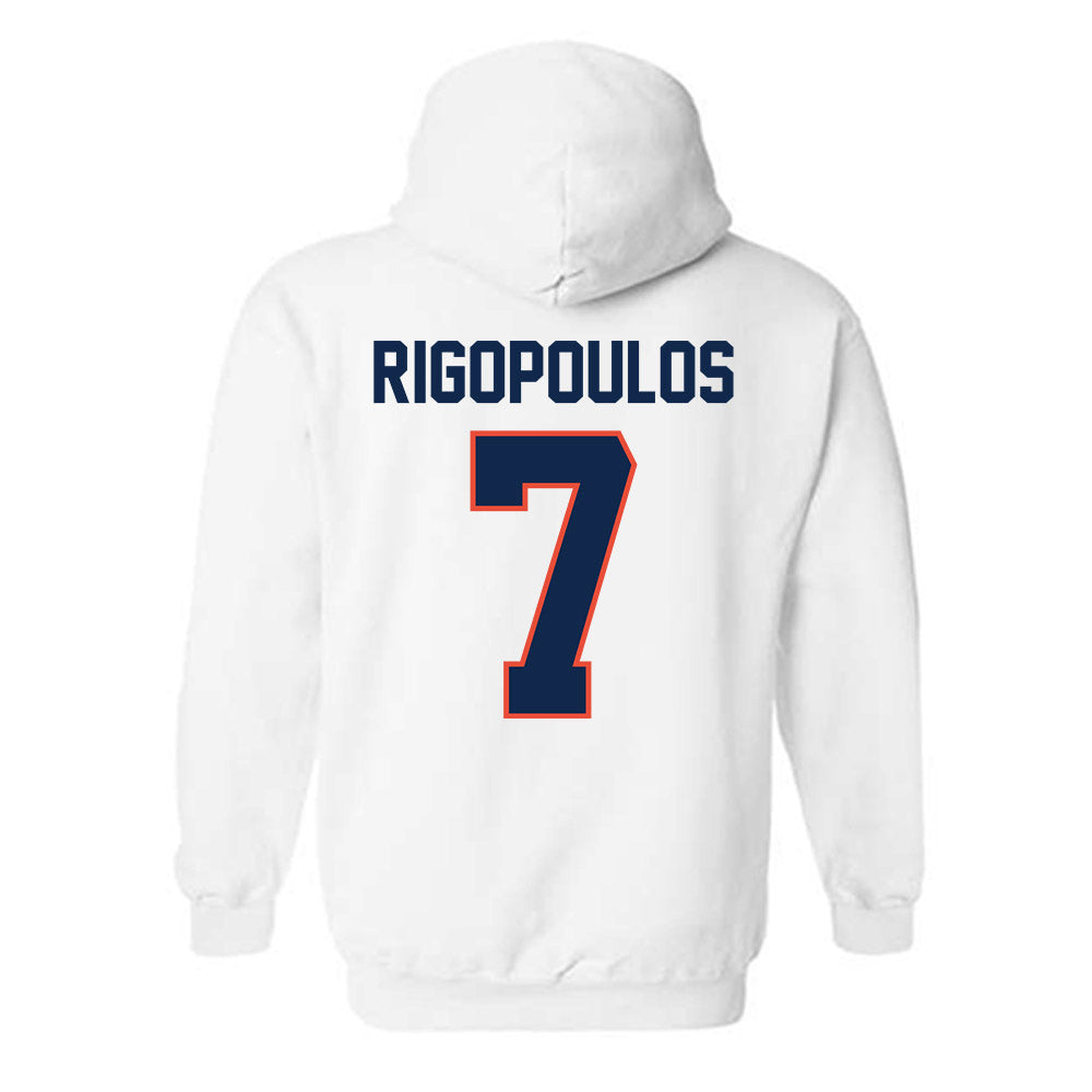 Illinois - NCAA Baseball : Foti Rigopoulos - Sports Shersey Hooded Sweatshirt-1