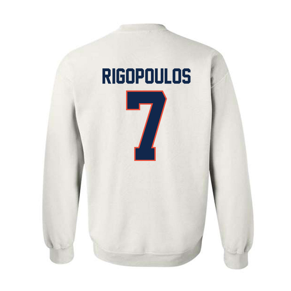 Illinois - NCAA Baseball : Foti Rigopoulos - Sports Shersey Crewneck Sweatshirt-1