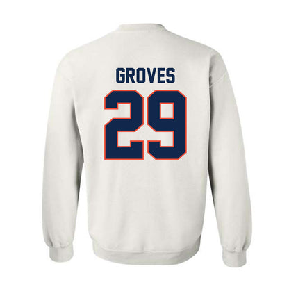 Illinois - NCAA Baseball : Nick Groves - Sports Shersey Crewneck Sweatshirt-1