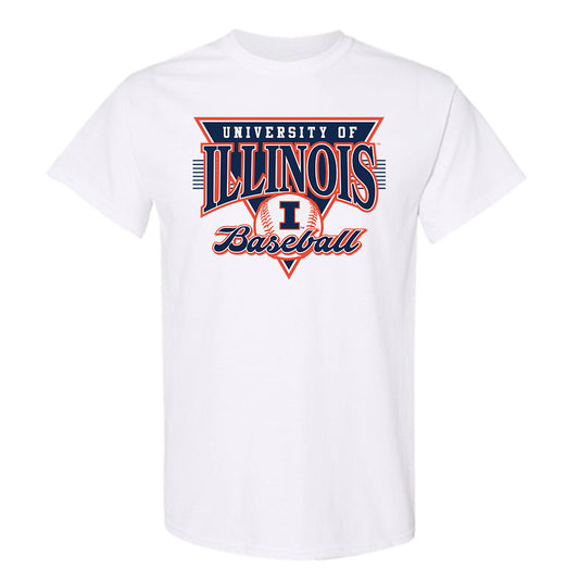Illinois - NCAA Baseball : Foti Rigopoulos - Sports Shersey T-Shirt-0