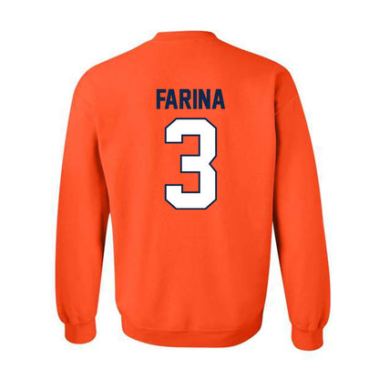 Illinois - NCAA Baseball : Michael Farina - Sports Shersey Crewneck Sweatshirt-1