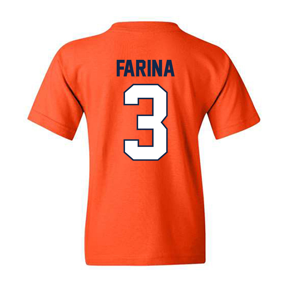 Illinois - NCAA Baseball : Michael Farina - Sports Shersey Youth T-Shirt-1