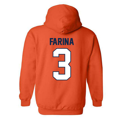 Illinois - NCAA Baseball : Michael Farina - Sports Shersey Hooded Sweatshirt-1