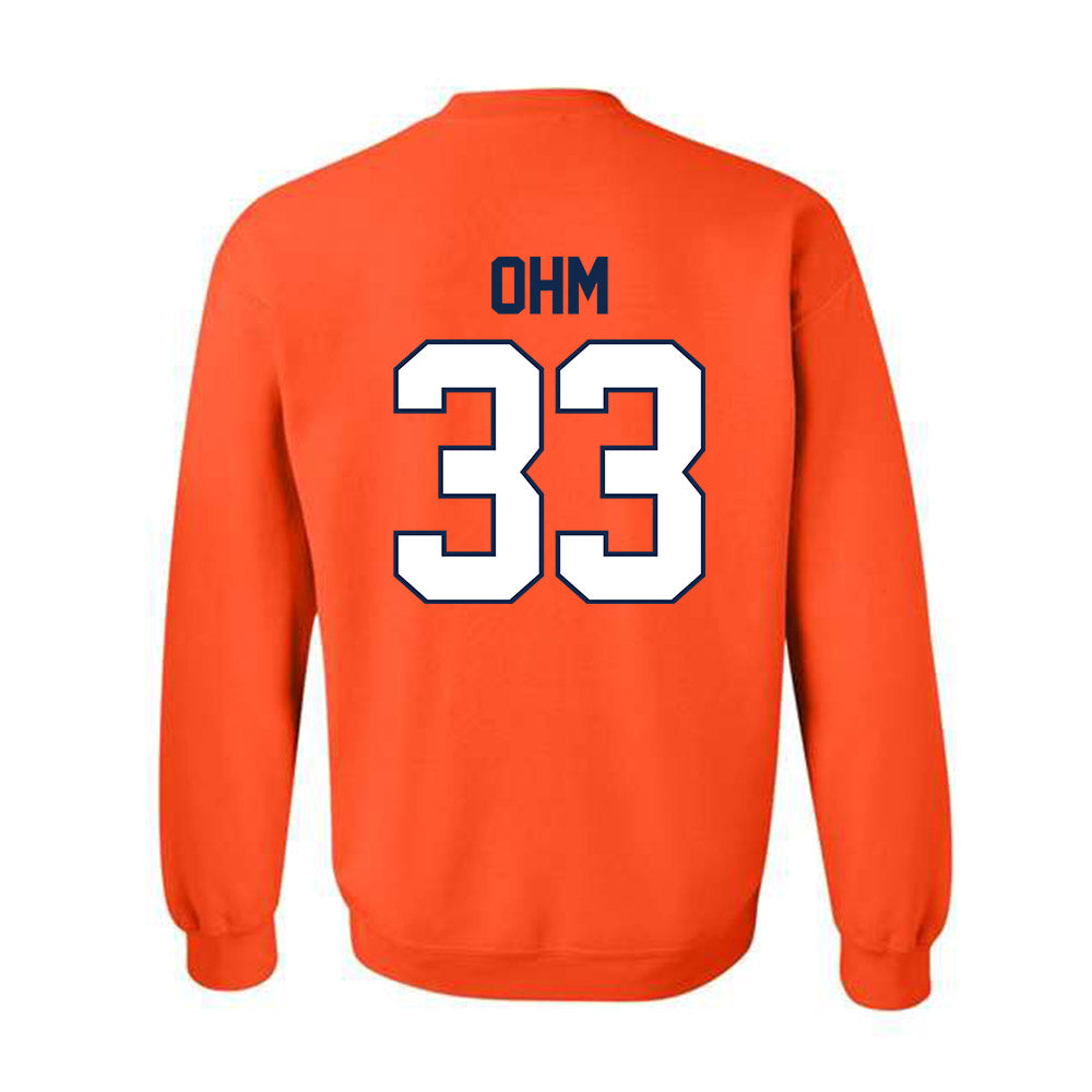 Illinois - NCAA Baseball : Ryan Ohm - Sports Shersey Crewneck Sweatshirt-1
