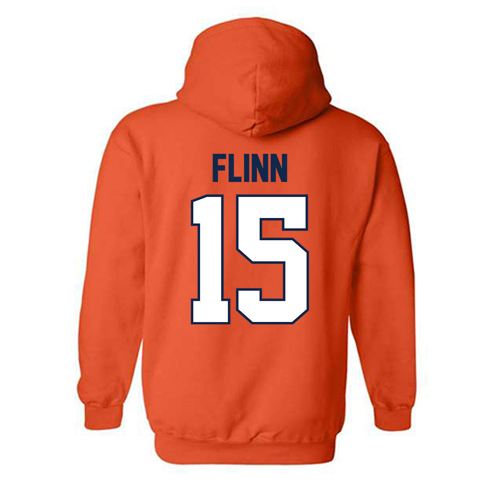 Illinois - NCAA Baseball : Aidan Flinn - Sports Shersey Hooded Sweatshirt-1