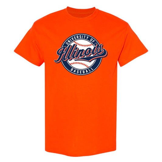 Illinois - NCAA Baseball : Cole Crafton - Sports Shersey T-Shirt-0