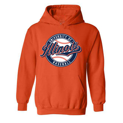 Illinois - NCAA Baseball : Richie LaCien - Sports Shersey Hooded Sweatshirt-0