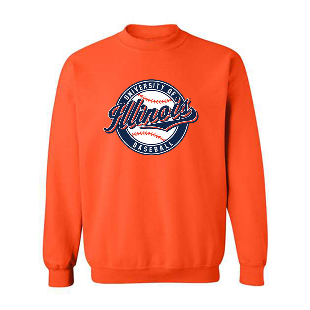 Illinois - NCAA Baseball : Nick Groves - Sports Shersey Crewneck Sweatshirt-0