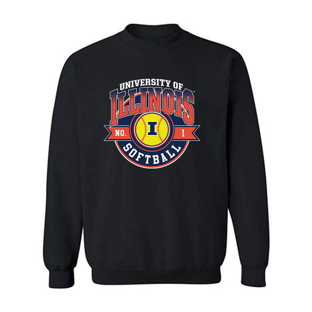 Illinois - NCAA Softball : Reese Hunkins - Crewneck Sweatshirt Sports Shersey