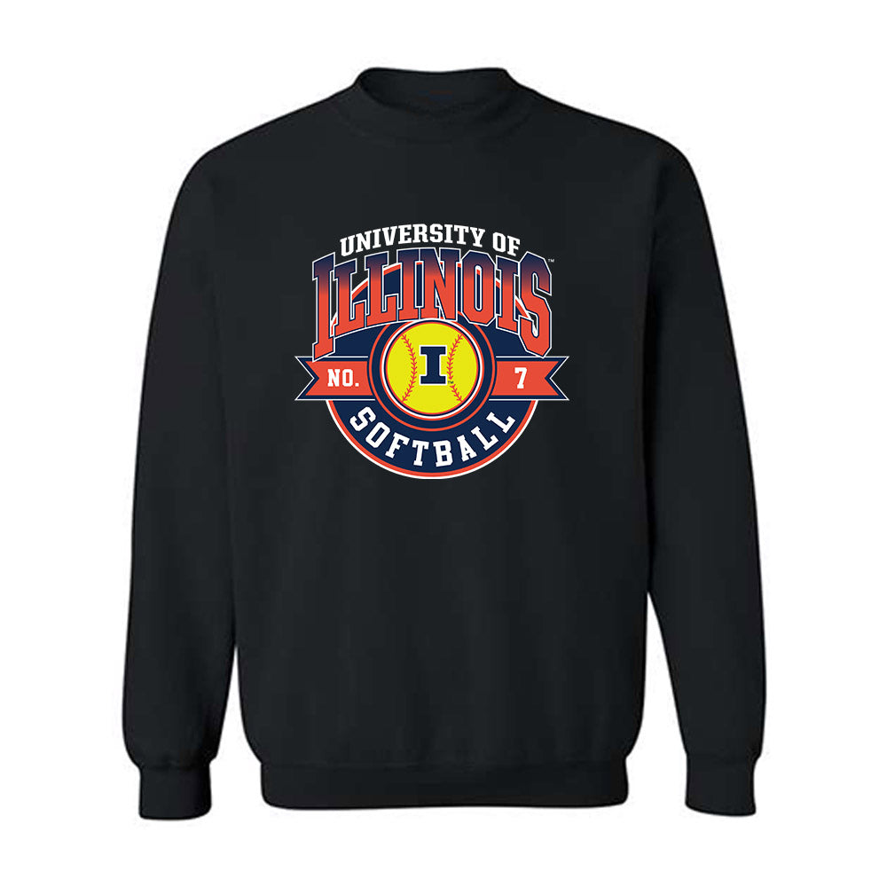 Illinois - NCAA Softball : Ellie Haggard - Sports Shersey Crewneck Sweatshirt-0