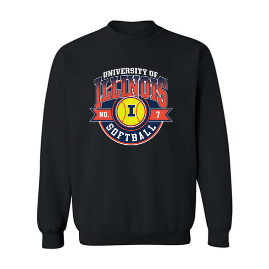 Illinois - NCAA Softball : Ellie Haggard - Sports Shersey Crewneck Sweatshirt-0