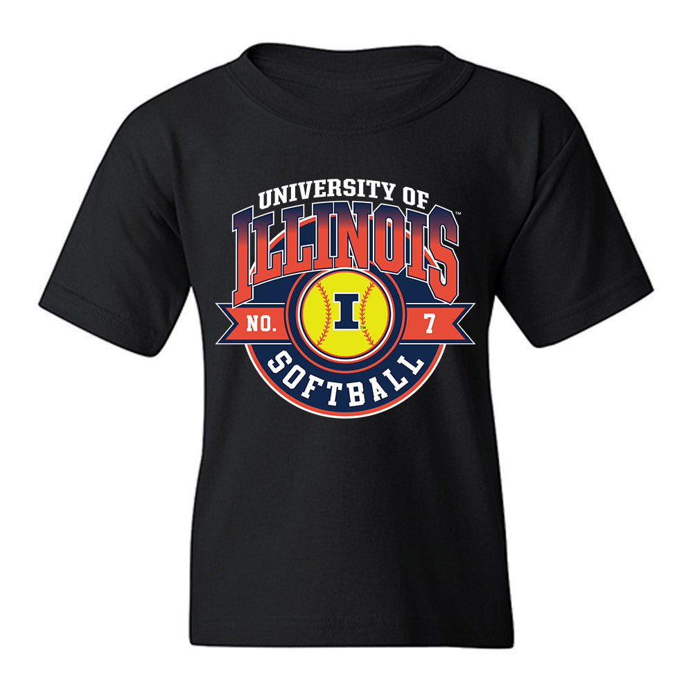 Illinois - NCAA Softball : Ellie Haggard - Sports Shersey Youth T-Shirt-0