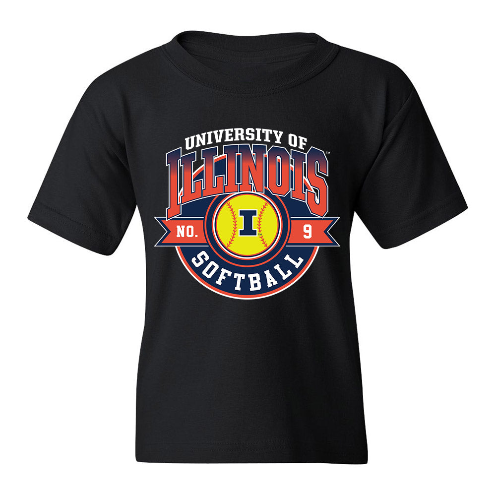 Illinois - NCAA Softball : Alaina Miller - Youth T-Shirt Sports Shersey