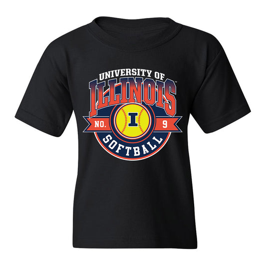 Illinois - NCAA Softball : Alaina Miller - Youth T-Shirt Sports Shersey