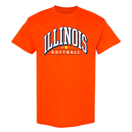 Illinois - NCAA Softball : Ellie Haggard - Sports Shersey T-Shirt-0