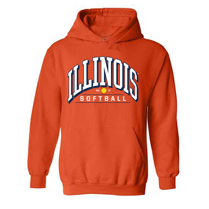 Illinois - NCAA Softball : Abby Sabalaskey - Sports Shersey Hooded Sweatshirt-0