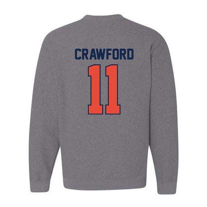 Illinois - NCAA Softball : Christina Crawford - Sports Shersey Crewneck Sweatshirt-1