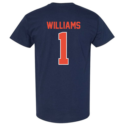 Illinois - NCAA Men's Basketball : Lincoln Williams - Sports Shersey T-Shirt-1