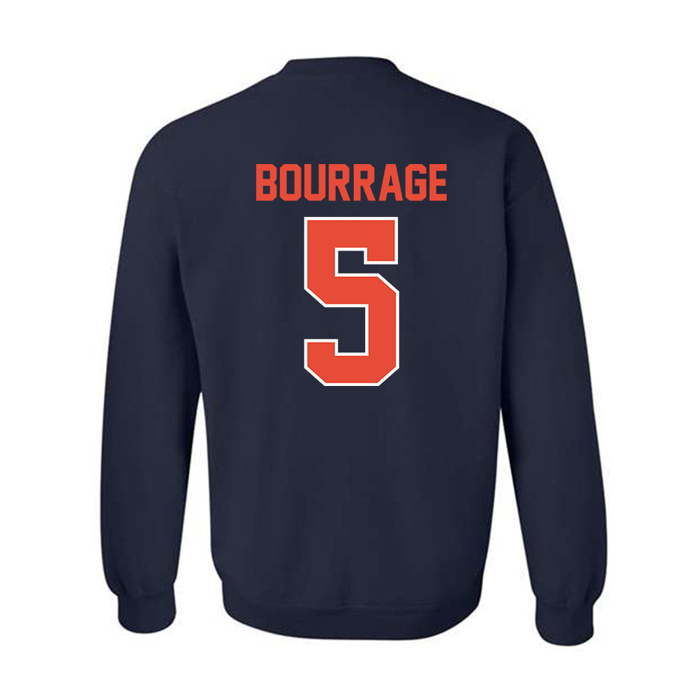 Illinois - NCAA Women's Basketball : Divine Bourrage - Sports Shersey Crewneck Sweatshirt-1