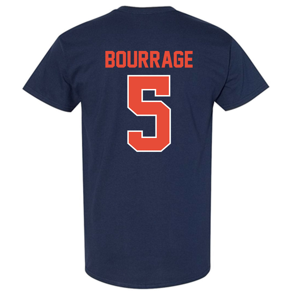 Illinois - NCAA Women's Basketball : Divine Bourrage - Sports Shersey T-Shirt-1