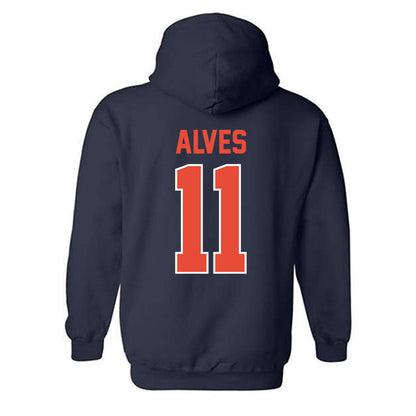 Illinois - NCAA Women's Basketball : Manuella Alves - Sports Shersey Hooded Sweatshirt-1