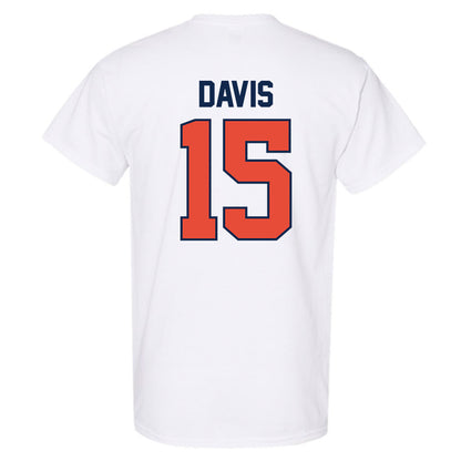 Illinois - NCAA Men's Basketball : Jake Davis - Sports Shersey T-Shirt-1
