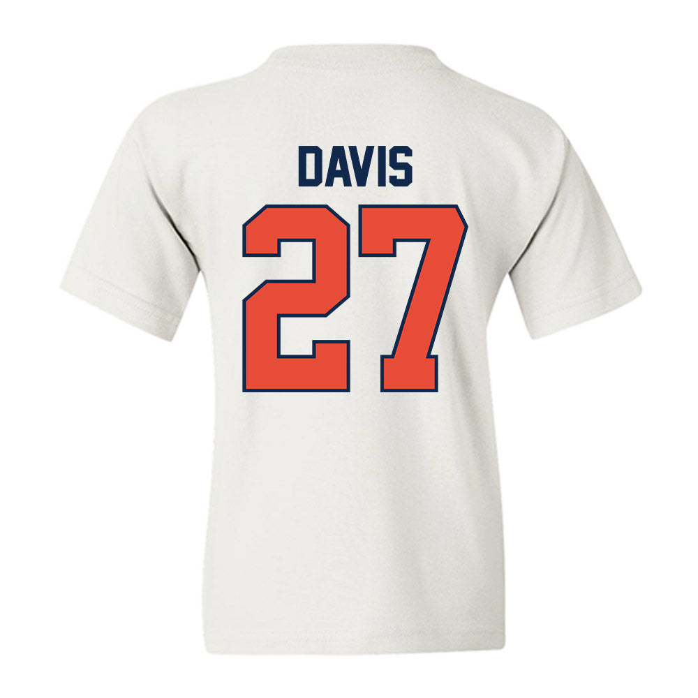 Illinois - NCAA Men's Basketball : Landon Davis - Sports Shersey Youth T-Shirt-1