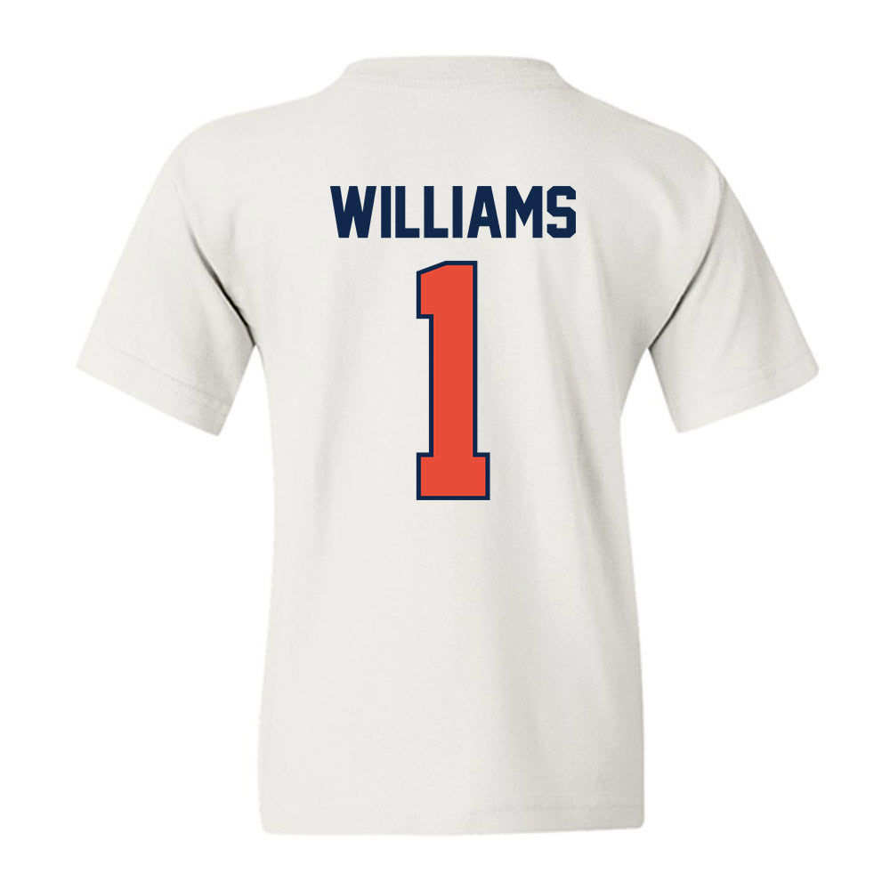 Illinois - NCAA Men's Basketball : Lincoln Williams - Sports Shersey Youth T-Shirt-1