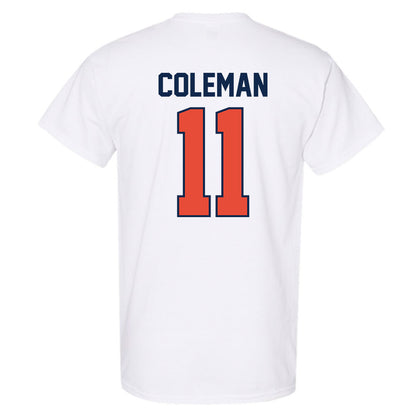 Illinois - NCAA Men's Basketball : Quentin Coleman - Sports Shersey T-Shirt-1