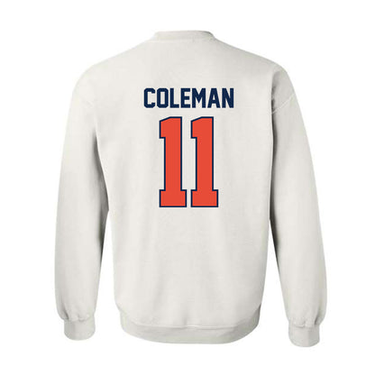 Illinois - NCAA Men's Basketball : Quentin Coleman - Sports Shersey Crewneck Sweatshirt-1
