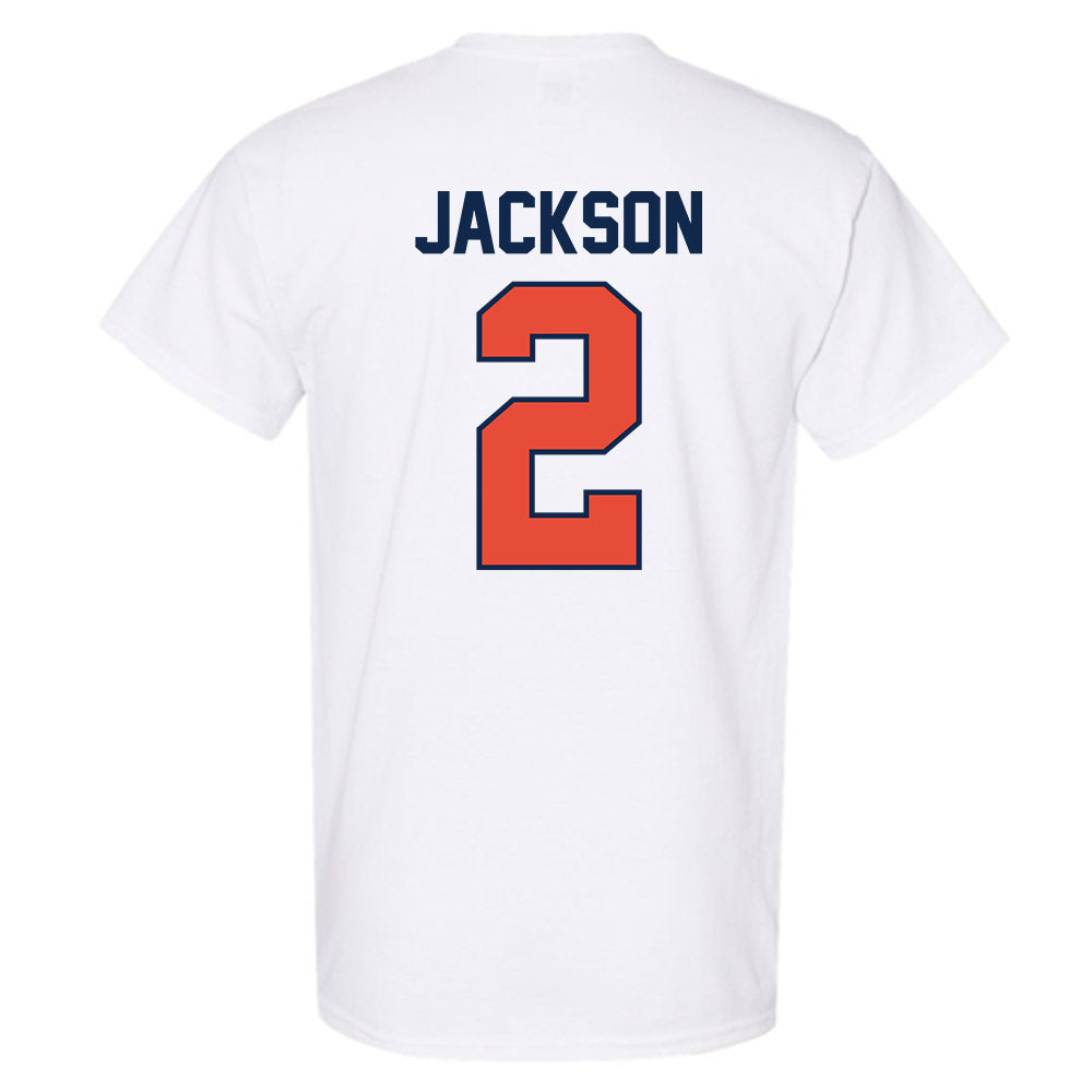 Illinois - NCAA Women's Basketball : Destiny Jackson - Sports Shersey T-Shirt-1