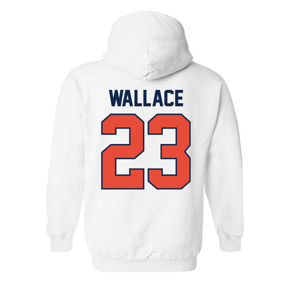 Illinois - NCAA Women's Basketball : Berry Wallace - Sports Shersey Hooded Sweatshirt-1