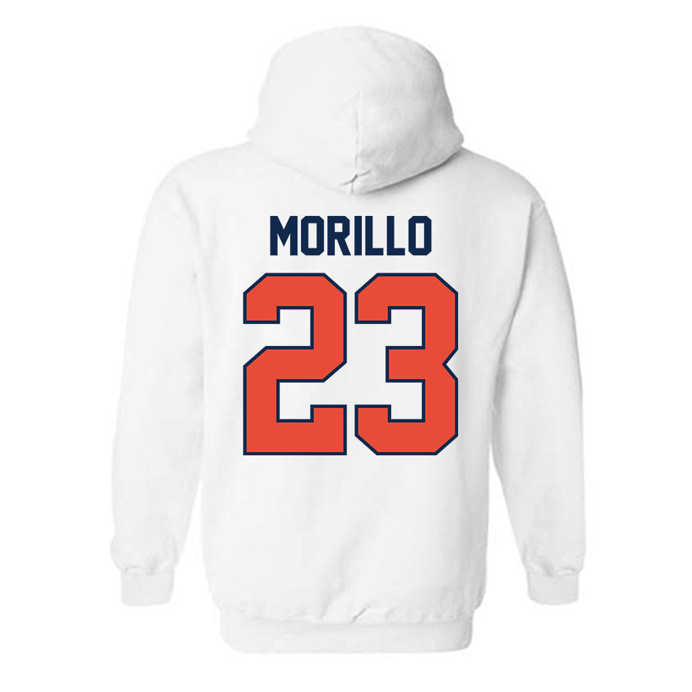 Illinois - NCAA Men's Basketball : Lucas Morillo - Sports Shersey Hooded Sweatshirt-1