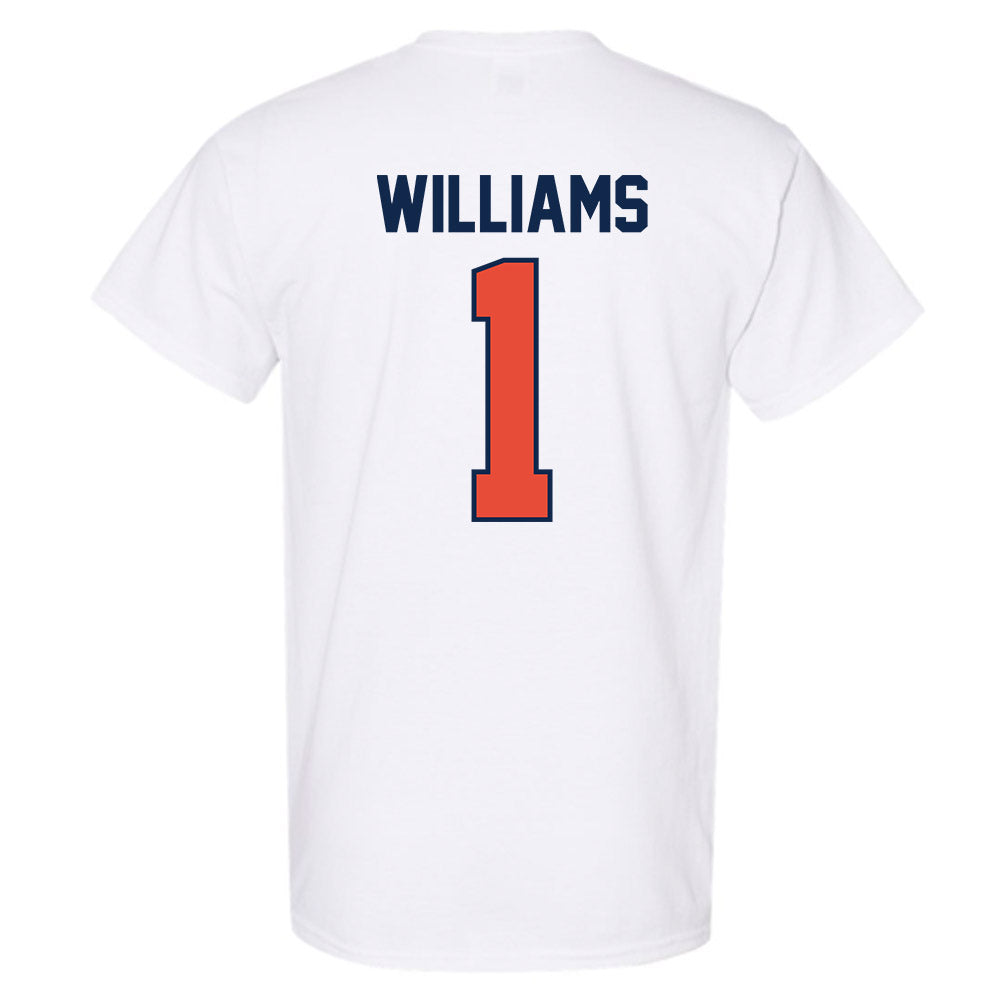 Illinois - NCAA Men's Basketball : Lincoln Williams - Sports Shersey T-Shirt-1