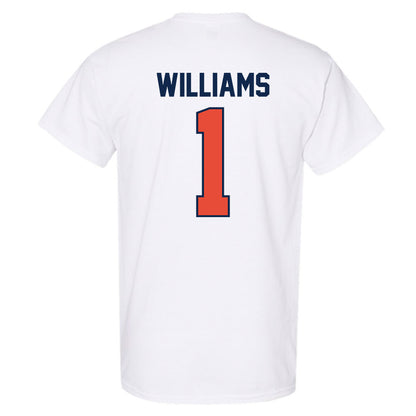 Illinois - NCAA Men's Basketball : Lincoln Williams - Sports Shersey T-Shirt-1