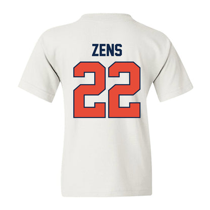 Illinois - NCAA Men's Basketball : Zavier Zens - Sports Shersey Youth T-Shirt-1