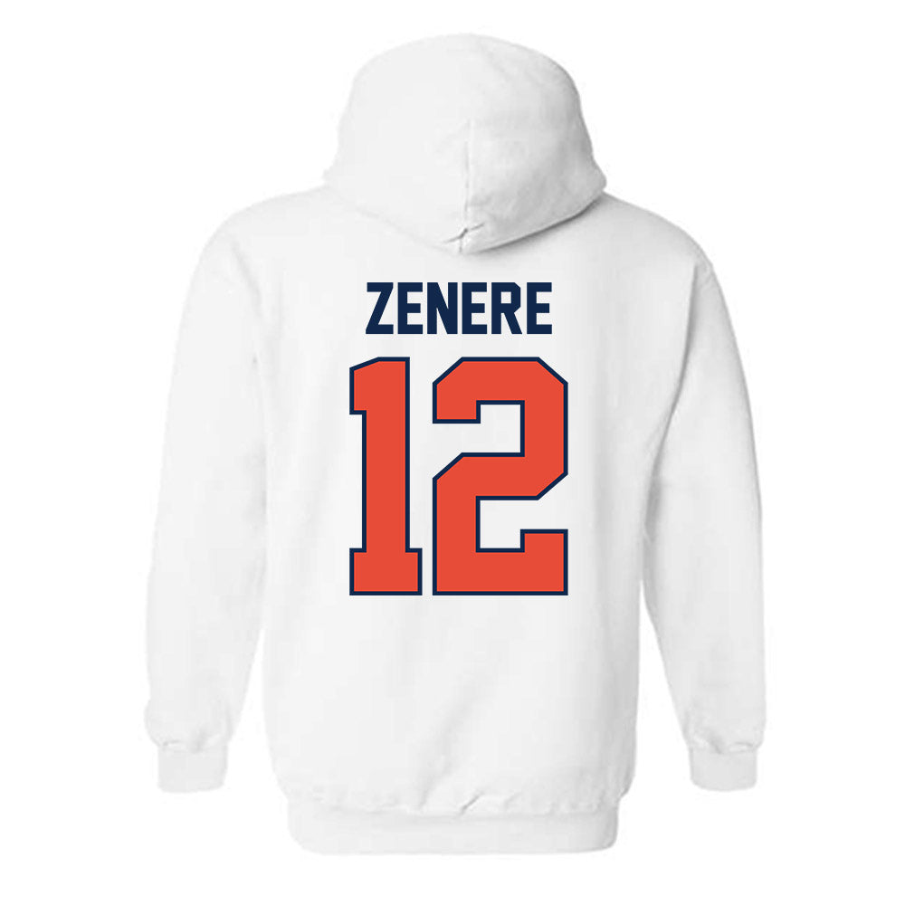 Illinois - NCAA Women's Basketball : Mia Zenere - Sports Shersey Hooded Sweatshirt-1