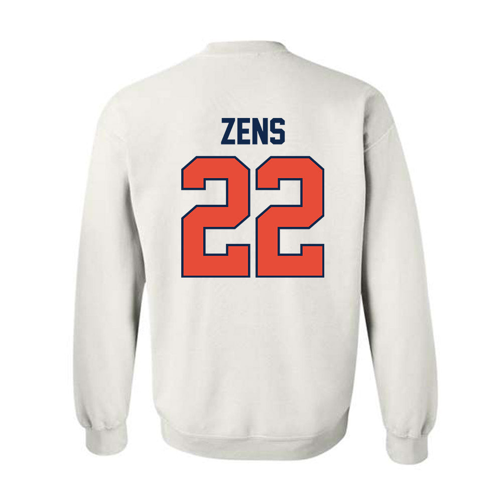 Illinois - NCAA Men's Basketball : Zavier Zens - Sports Shersey Crewneck Sweatshirt-1