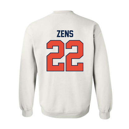 Illinois - NCAA Men's Basketball : Zavier Zens - Sports Shersey Crewneck Sweatshirt-1