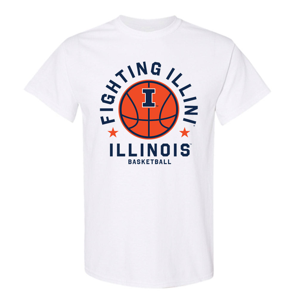 Illinois - NCAA Women's Basketball : Divine Bourrage - Sports Shersey T-Shirt-0