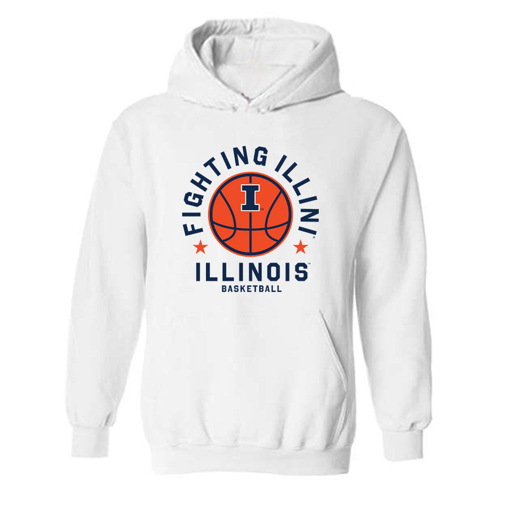 Illinois - NCAA Women's Basketball : Destiny Jackson - Sports Shersey Hooded Sweatshirt-0
