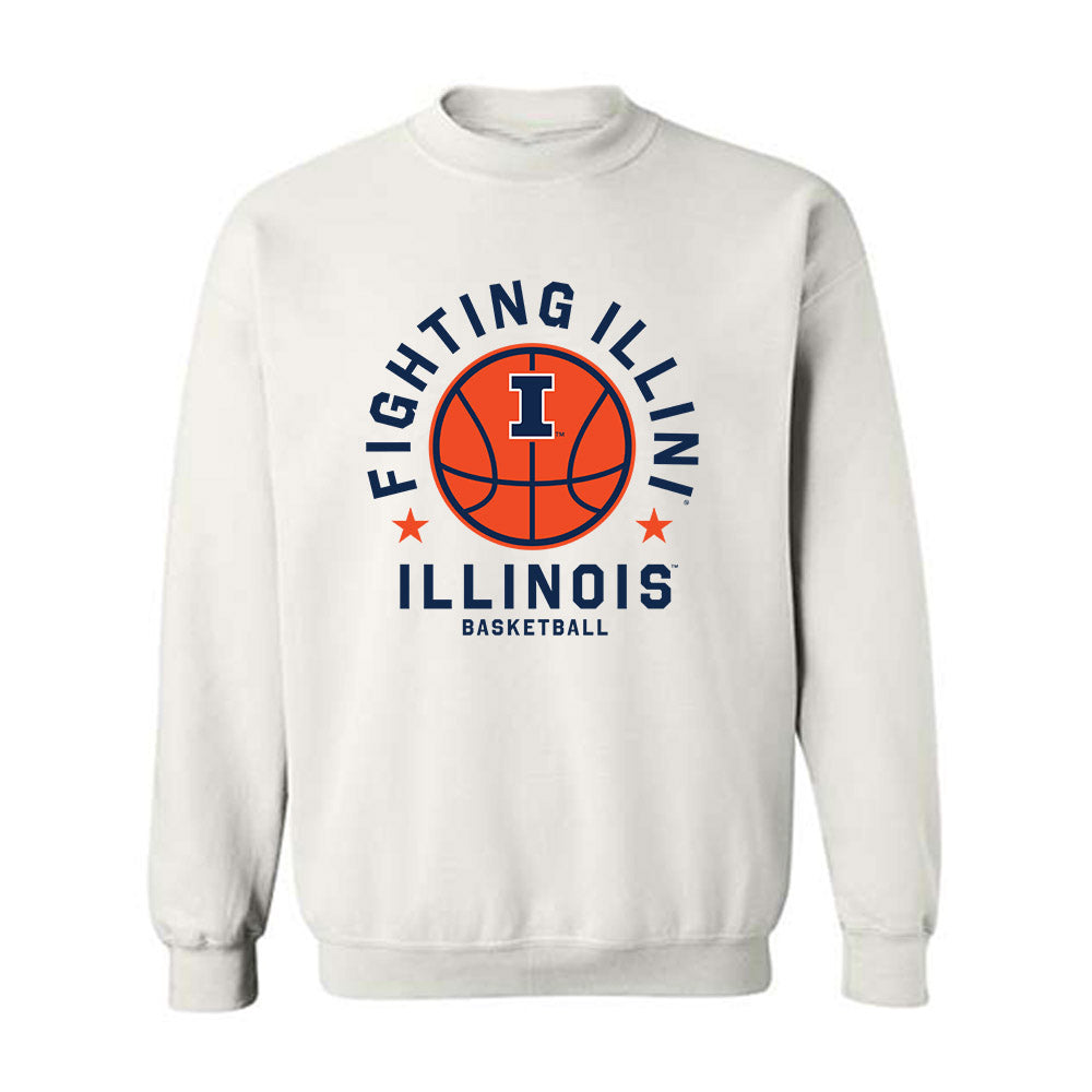 Illinois - NCAA Women's Basketball : Divine Bourrage - Sports Shersey Crewneck Sweatshirt-0