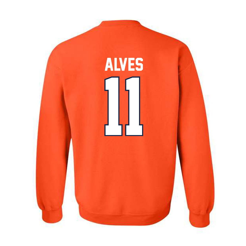 Illinois - NCAA Women's Basketball : Manuella Alves - Sports Shersey Crewneck Sweatshirt-1