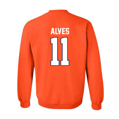 Illinois - NCAA Women's Basketball : Manuella Alves - Sports Shersey Crewneck Sweatshirt-1