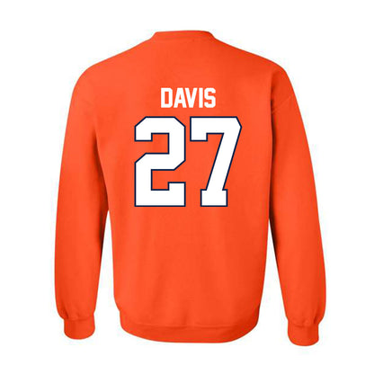 Illinois - NCAA Men's Basketball : Landon Davis - Sports Shersey Crewneck Sweatshirt-1